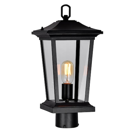 Cwi Lighting Leawood 1 Light Black Outdoor Lantern Head 0413PT8-1-101